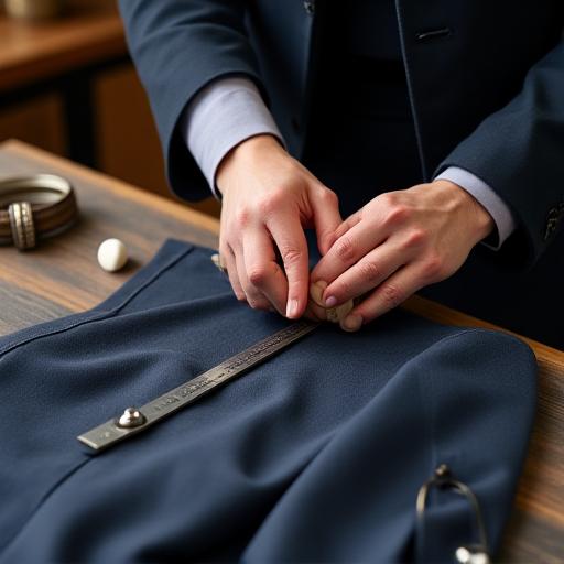 ビスポーク・テーラリングの様子